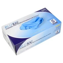 Dash BLU100 Nitrile Exam Gloves, CHEMO And FENT Tested - Light Blue - 4.3 Mil - Box Of 100 -Work Safety Equipment Shop bkq4npllrx3tyb6dem8b 82051.1704109242
