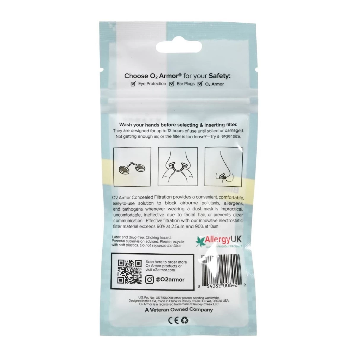 O2 Armor Nose Filter - 10 Pack 17 O2 Armor Nose Filter - 10 Pack - Image 15