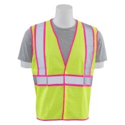 Girl Power At Work Women's Safety Vest S730 Class 2 - Hi Viz Lime