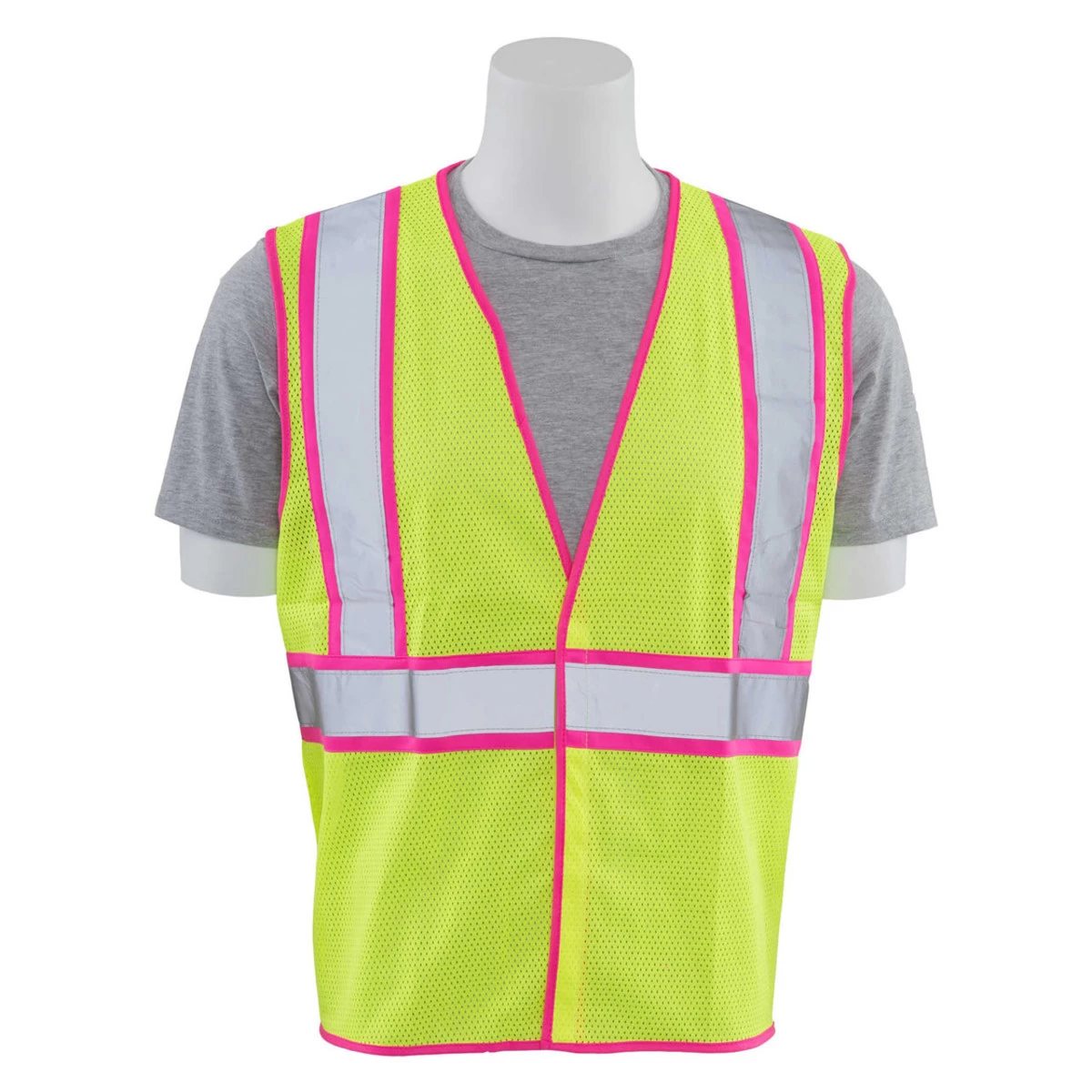 Girl Power At Work Women's Safety Vest S730 Class 2 - Hi Viz Lime 3 Girl Power At Work Women's Safety Vest S730 Class 2 - Hi Viz Lime