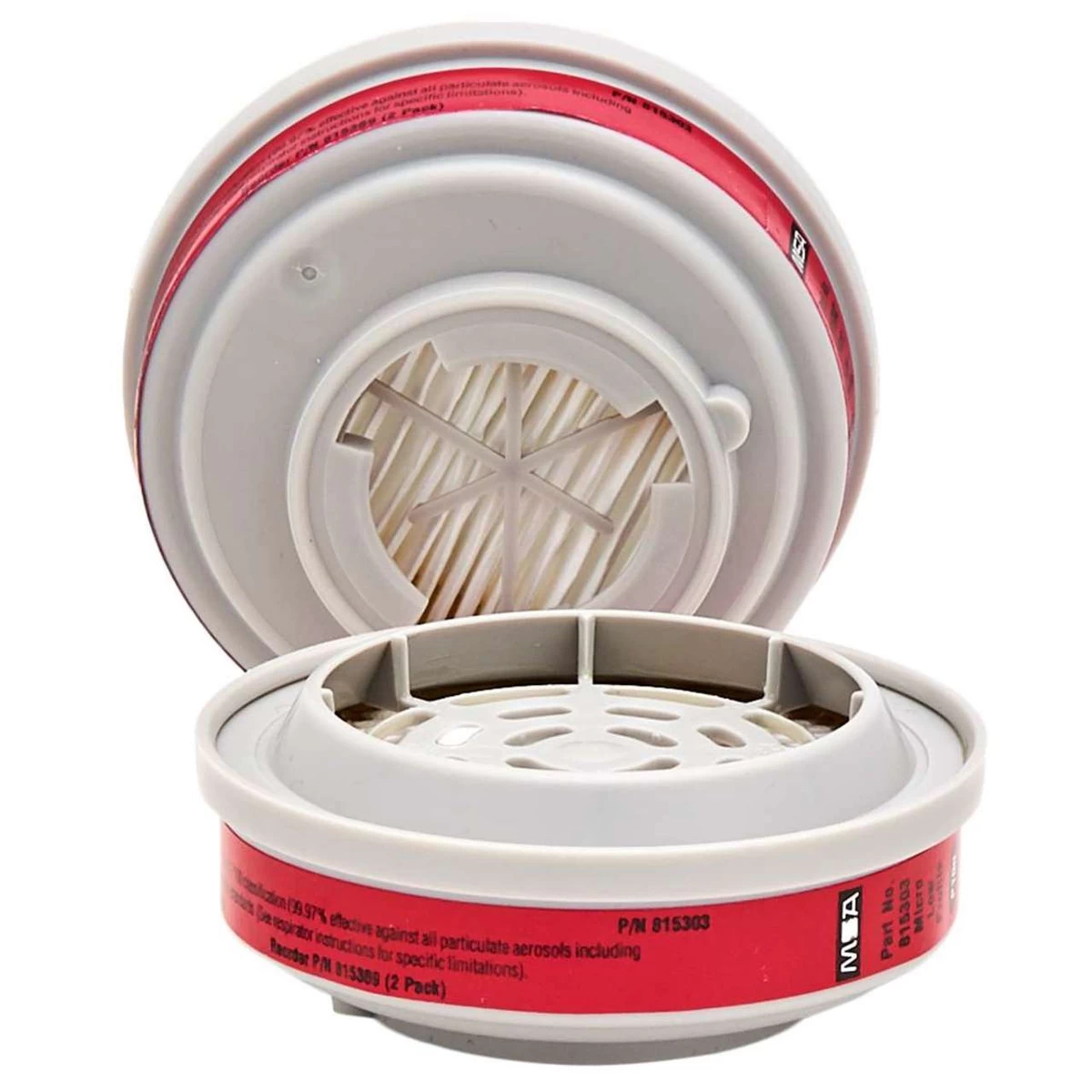 MSA Advantage Low-Profile P100 Replacement Cartridges - 2 Pack 6 MSA Advantage Low-Profile P100 Replacement Cartridges - 2 Pack - Image 4