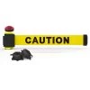 Banner Stakes 7' Wall-Mount Retractable Belt With Red Strobe Light, Yellow "Caution" - MH7001L -Work Safety Equipment Shop cukhzp84pvwottunn0de 58057.1702987983