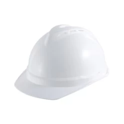 MSA V-Gard 500 Fas-Trac III 6-Point Ratchet Vented Hard Hat