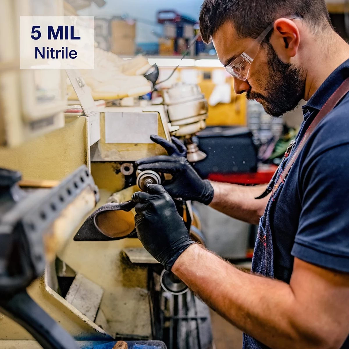 Dash Black Maxx Nitrile Exam Gloves - Black - 5.9 Mil - Case Of 1000 12 Dash Black Maxx Nitrile Exam Gloves - Black - 5.9 Mil - Case Of 1000 - Image 10