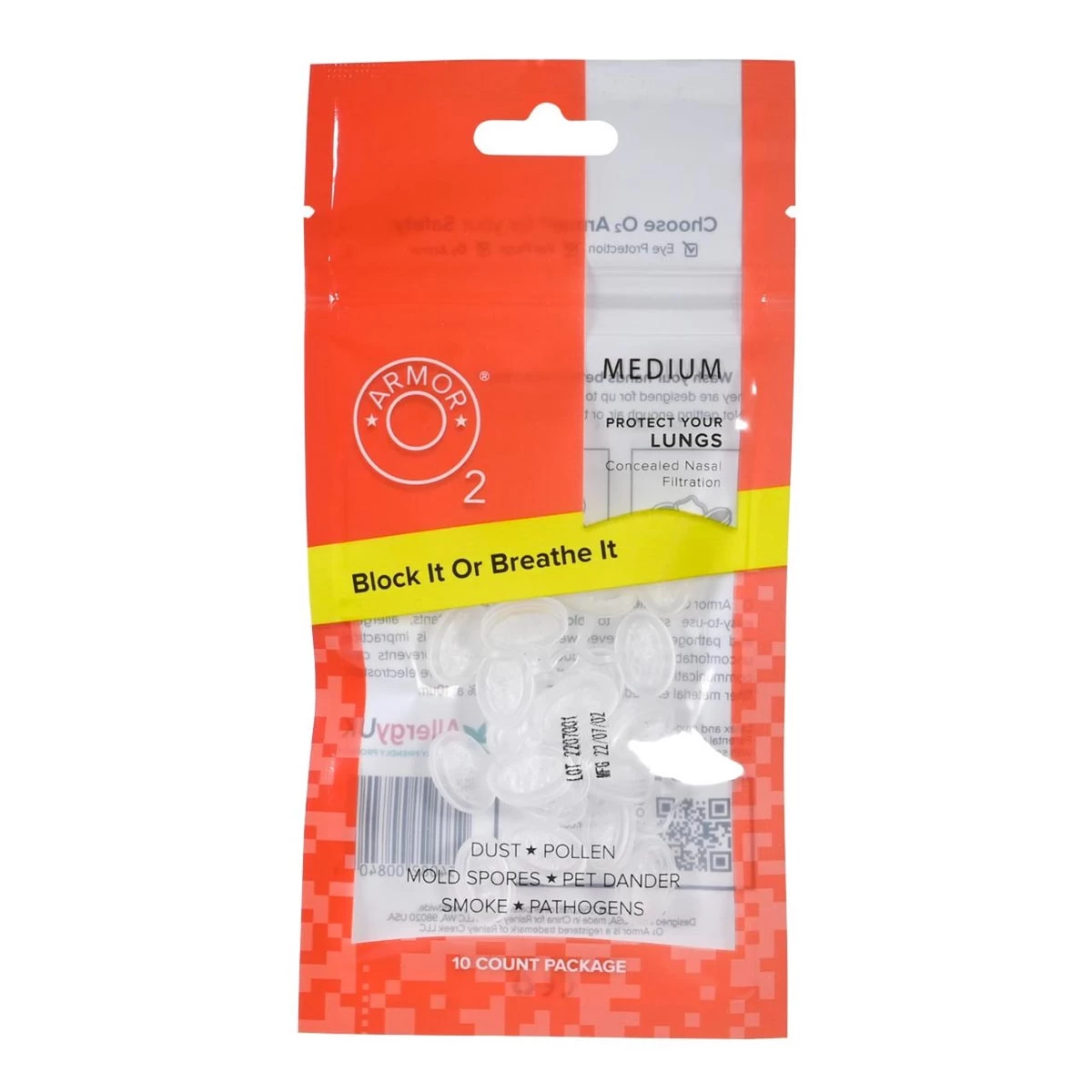 O2 Armor Nose Filter - 10 Pack 12 O2 Armor Nose Filter - 10 Pack - Image 10