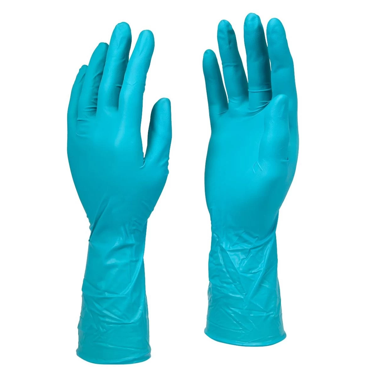 Dash Hi-Risk Protector Nitrile Exam Gloves - Teal - 5.9 Mil - Box Of 50 4 Dash Hi-Risk Protector Nitrile Exam Gloves - Teal - 5.9 Mil - Box Of 50 - Image 2