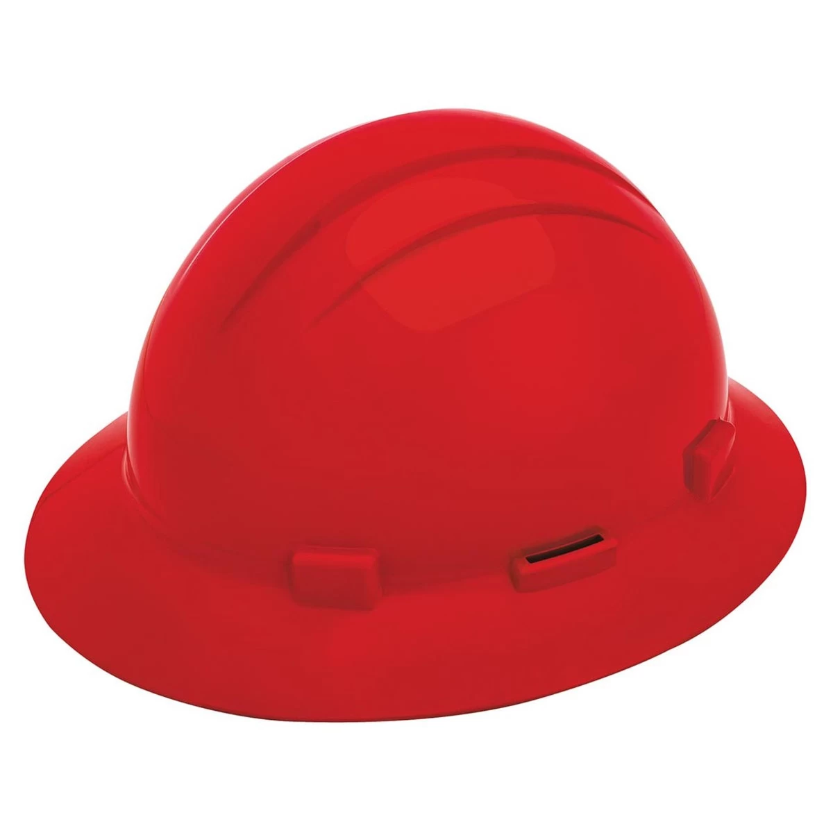 ERB Safety Americana Full Brim Slotted Hard Hat 4-Point Ratchet Suspension 6 ERB Safety Americana Full Brim Slotted Hard Hat 4-Point Ratchet Suspension - Image 4