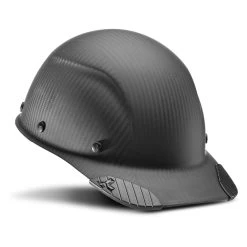 LIFT DAX Matte Black Carbon Fiber Cap Brim Hard Hat