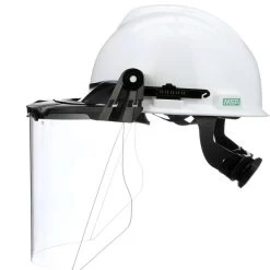 MSA V-Gard Accessory System Kit With V-Gard Cap, White, For Slotted Caps W/Clear PC Visor - 10118695 -Work Safety Equipment Shop fl7txahgtu1irmmtio0h 56141.1703011253