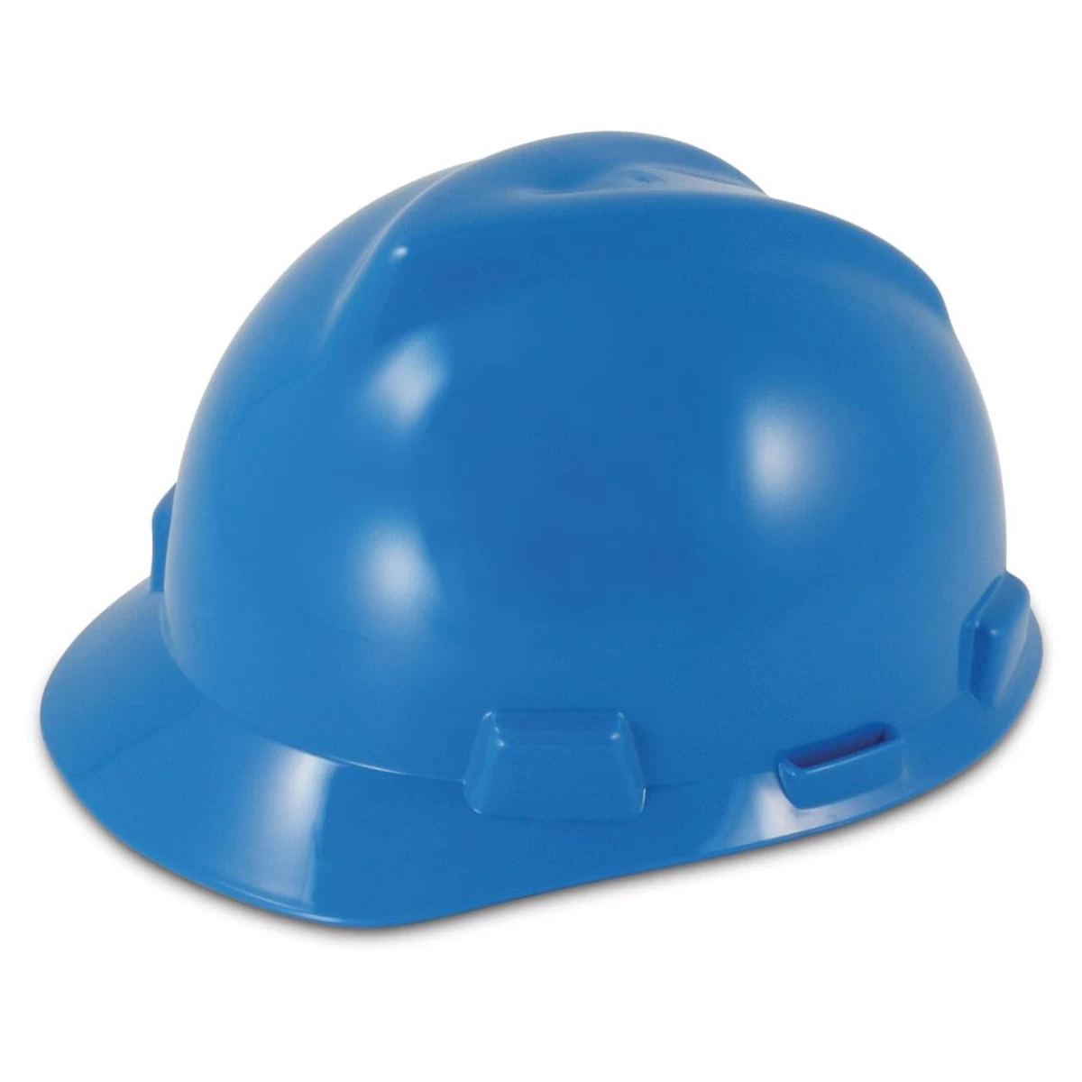 MSA V-Gard Cap Style Hard Hat Fas-Trac III Suspension - 477478 - Blue 3 MSA V-Gard Cap Style Hard Hat Fas-Trac III Suspension - 477478 - Blue