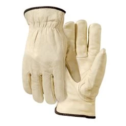 Wells Lamont Y0131 Grain Cowhide Leather Driver Gloves - Single Pair