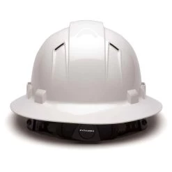 Pyramex Ridgeline Vented Full Brim Hard Hat 4-Point Ratchet Suspension -Work Safety Equipment Shop hs1lmaue9fseaipvfyyb 34289.1702978555