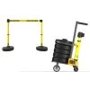 Banner Stakes 75' Barrier System With Cart, 5 Bases, Retractable Belts And Posts; Yellow "Caution - Do Not Enter" - PL4078 -Work Safety Equipment Shop jojur3qyrz6ay4bbarbf 49125.1703888984