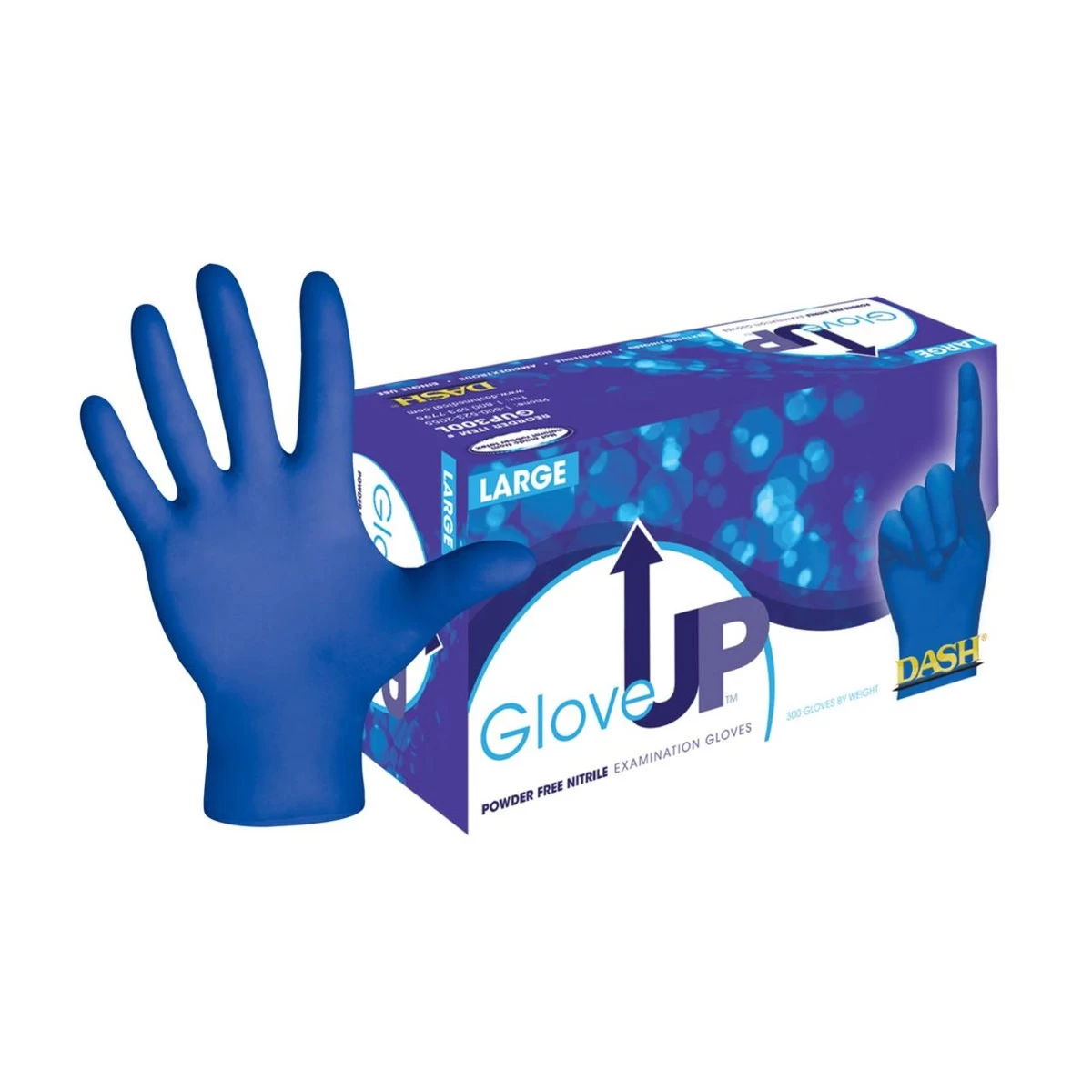 Dash GloveUP Nitrile Exam Gloves - Cobalt Blue - 3.1 Mil - Case Of 3000 3 Dash GloveUP Nitrile Exam Gloves - Cobalt Blue - 3.1 Mil - Case Of 3000