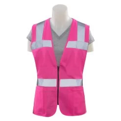 Girl Power At Work Women's Safety Vest S721 Non-ANSI - Hi Viz Pink