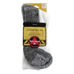 Wigwam At Work Steel Toe Socks - White - F1140 -Work Safety Equipment Shop mwodrdszoyqoyueqnaf7 59982.1698401919