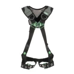 MSA V-FLEX Safety Harness With Tongue Buckle Leg Straps