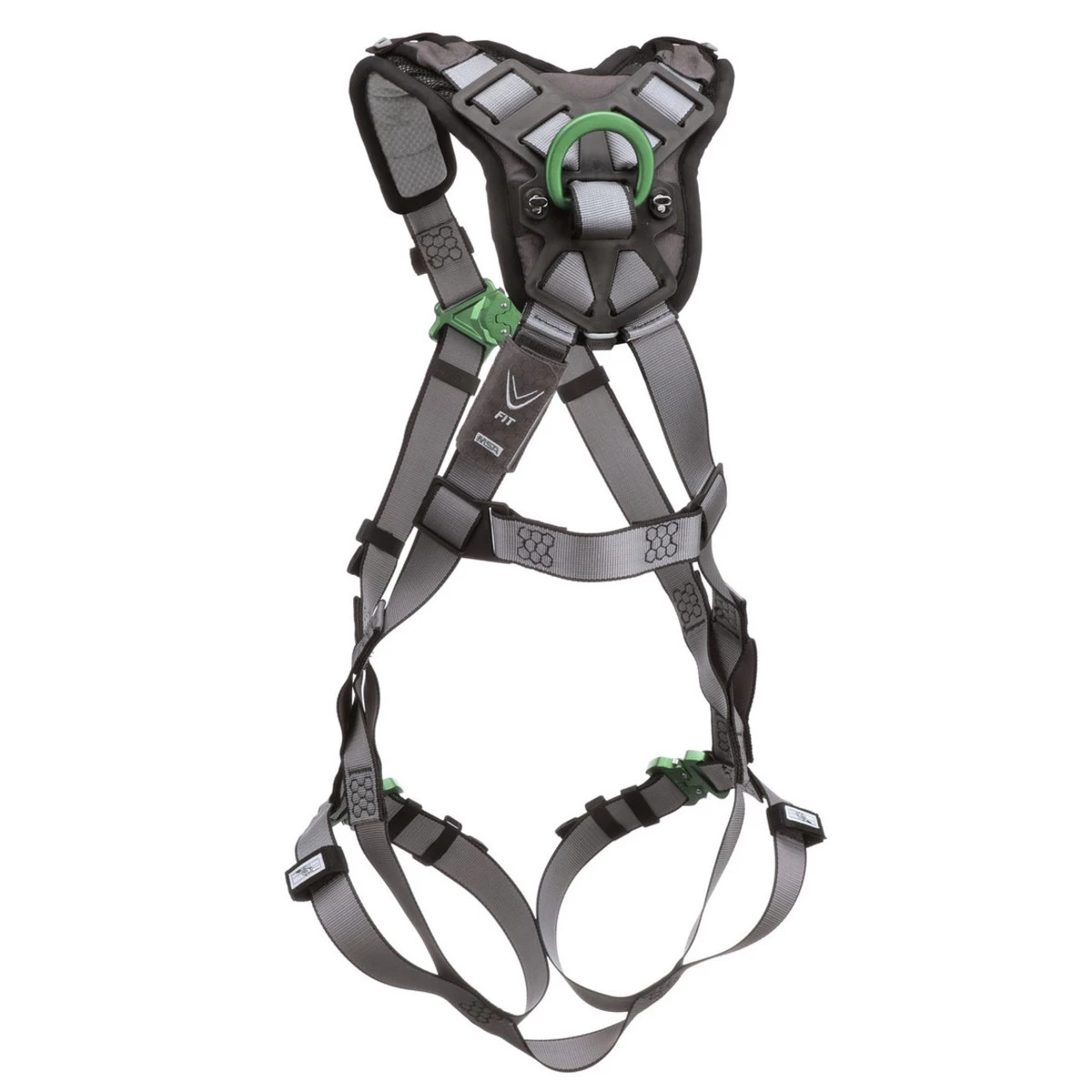 MSA V-FIT Safety Harness With Back D-Ring And Quick Connect Leg Straps 5 MSA V-FIT Safety Harness With Back D-Ring And Quick Connect Leg Straps - Image 3