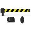 Banner Stakes 15' Wall-Mount Barrier System With Mounting Kit And Retractable Belt; Yellow/Black Diagonal Stripe - PL4121 -Work Safety Equipment Shop nllgcgfc4zdaq830ic31 96631.1702996664