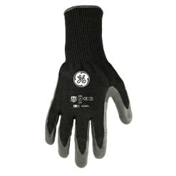 General Electric GG201 Black ANSI A6 Cut Resistant PU Coated Gloves - Single Pair
