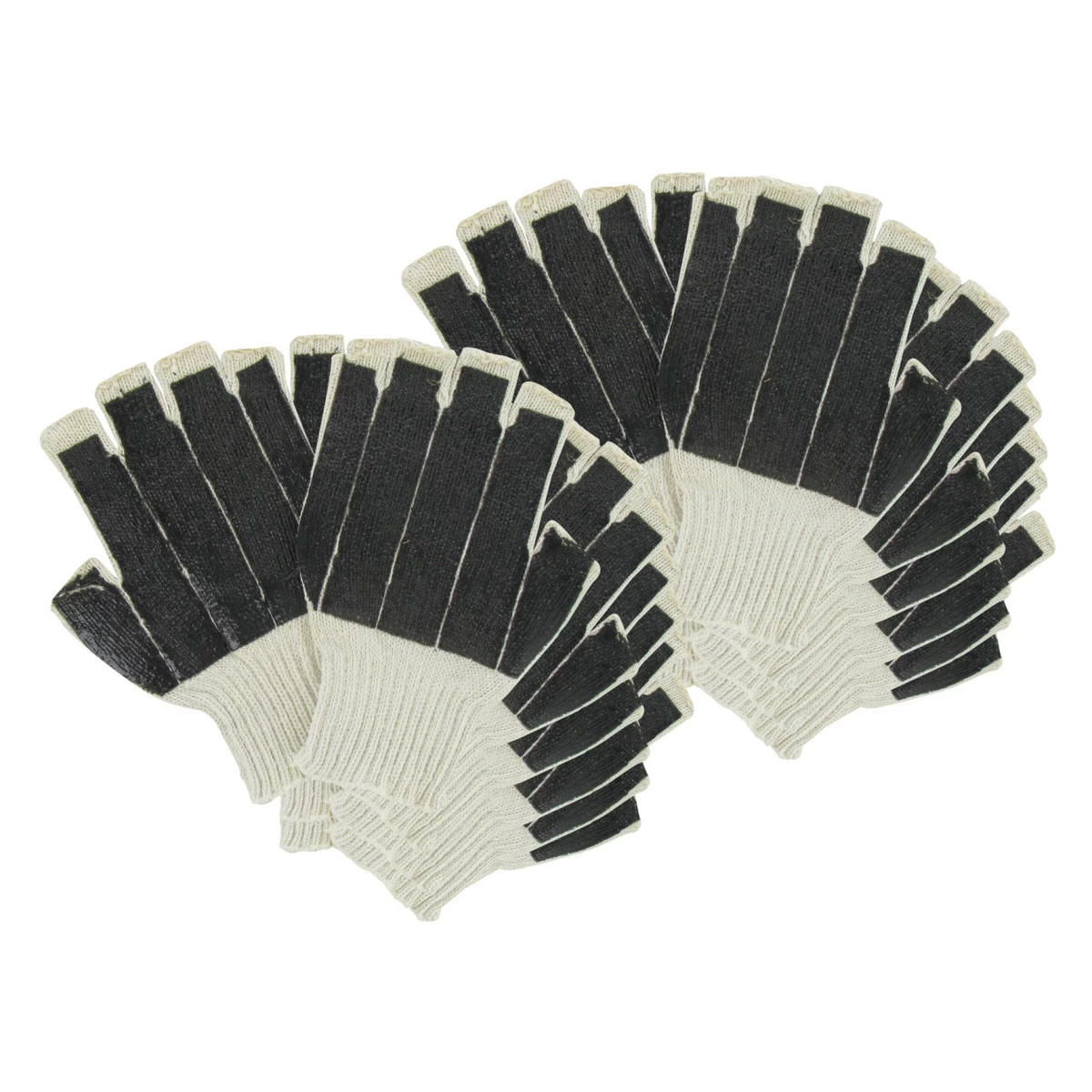 Red Hare Palm Coated Fingerless Work Gloves - Pack Of 12 Pairs 4 Red Hare Palm Coated Fingerless Work Gloves - Pack Of 12 Pairs - Image 2