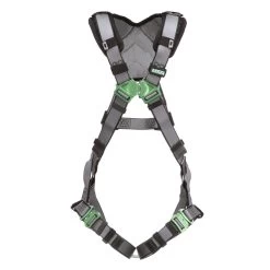 MSA V-FIT Safety Harness With Back D-Ring And Quick Connect Leg Straps