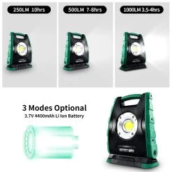 LED Rechargeable Work Light - 10W - 1000 Lumens - 5000K - Pinegreen Lighting -Work Safety Equipment Shop pjbic1xx2ylx6qjbwahr 99348.1704204396