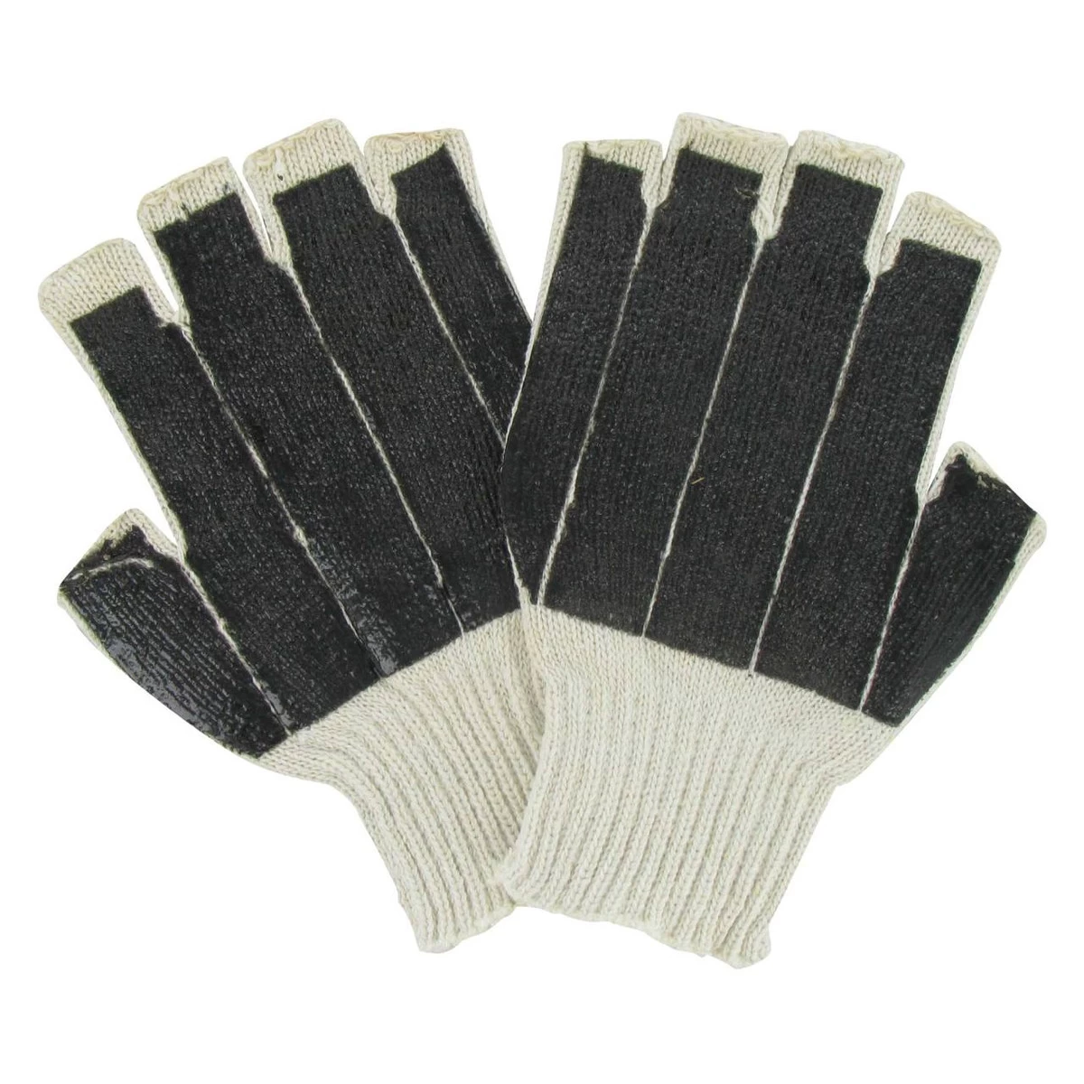Red Hare Palm Coated Fingerless Work Gloves - Pack Of 12 Pairs 3 Red Hare Palm Coated Fingerless Work Gloves - Pack Of 12 Pairs