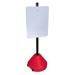 Tip 'N Roll Portable Pole Sidewalk Sign Holder - PP2 -Work Safety Equipment Shop q3kymk0ltuzebms0tseu 57130.1699646482