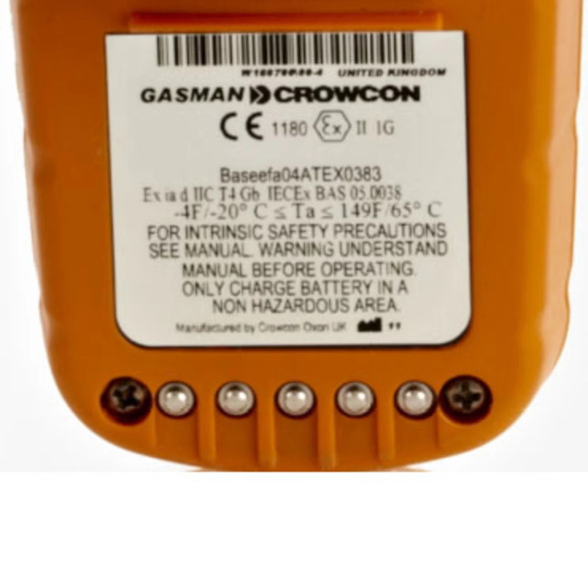 Crowcon Gasman Sulphur Dioxide (SO2) Detector, Single Gas, Rechargeable 7 Crowcon Gasman Sulphur Dioxide (SO2) Detector, Single Gas, Rechargeable - Image 5