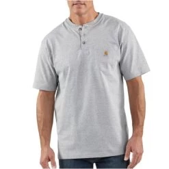 Carhartt Men's Short Sleeve Workwear Henley - K84