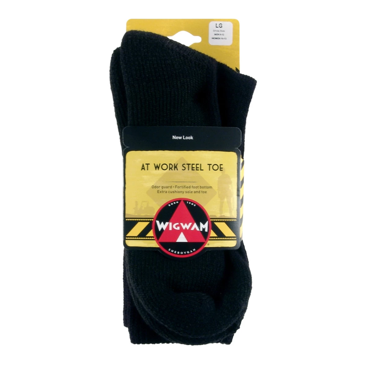 Wigwam At Work Steel Toe Socks - Black - F1140 4 Wigwam At Work Steel Toe Socks - Black - F1140 - Image 2