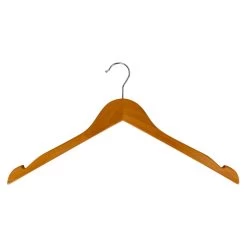 Natural Wood No Slip Shirt Hangers - No Bar - 10 Pack -Work Safety Equipment Shop twxiumtcxpoaxlg7mezo 43116.1702482226