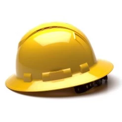 Pyramex Ridgeline Vented Full Brim Hard Hat 4-Point Ratchet Suspension -Work Safety Equipment Shop tz57d04xzhxkmvzqtg25 47885.1702978556