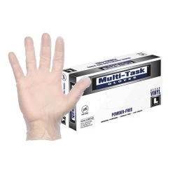 Dash Multi-Task Vinyl Gloves - Clear - 3.5 Mil - Case Of 1000