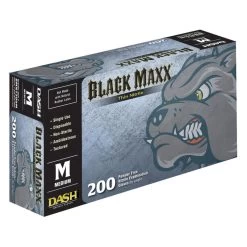 Dash Black Maxx Thin Nitrile Disposable Exam Gloves - Black - 3 Mil - Box Of 200 -Work Safety Equipment Shop utrfvimlbspg5jo620ve 96541.1703002460