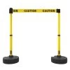 Banner Stakes 15' Barrier System With 2 Bases, Posts, Stakes And 1 Retractable Belt; Yellow Double-Sided "Caution" - PL4283 2 Banner Stakes 15' Barrier System With 2 Bases, Posts, Stakes And 1 Retractable Belt; Yellow Double-Sided "Caution" - PL4283 -Work Safety Equipment Shop v7u4nohqi2axojifxflg 24451.1702998814