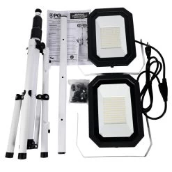 LED Temporary Dual-Head Work Light - 200W - 20,0000 Lumens - 5000K - Pinegreen Lighting -Work Safety Equipment Shop vni92zfwu16tdynqfa01 12759.1702658033