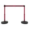 Banner Stakes 15' Barrier System With 2 Bases, Posts, Stakes And 1 Retractable Belt; Red "Restricted Area" - PL4293 -Work Safety Equipment Shop vnkylfrrm5k2ewron047 06787.1703889628