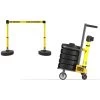 Banner Stakes 75' Barrier System With Cart, 5 Bases, Retractable Belts And Posts; Yellow "Closed For Maintenance" - PL4007 -Work Safety Equipment Shop wjwwgsxqvg39ceyekyuf 36091.1702988610