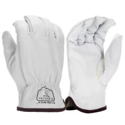 Pyramex GL3005CK Premium Grain Goatskin Leather Driver HPPE A4 Cut Gloves