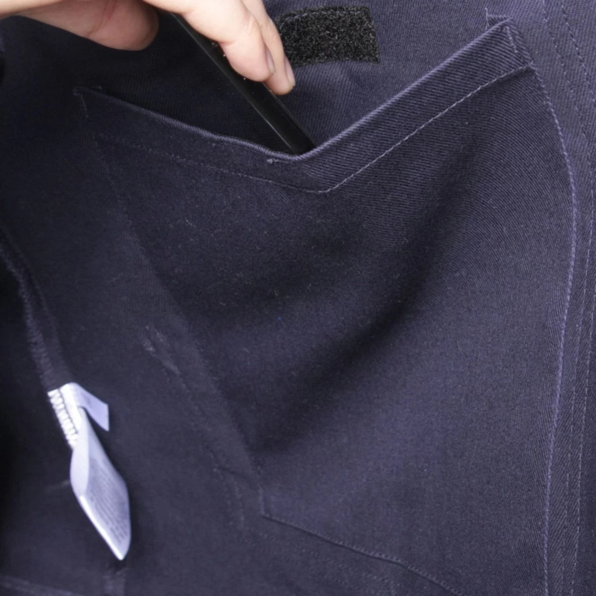 Black Stallion BSX Flame Resistant Hooded Welding Jacket - JF1633 6 Black Stallion BSX Flame Resistant Hooded Welding Jacket - JF1633 - Image 4