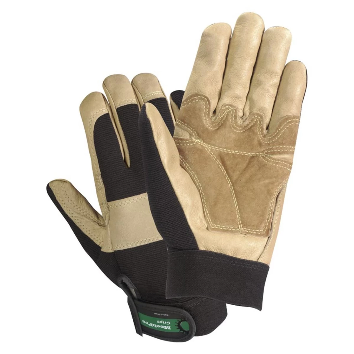 Wells Lamont 7790 MechPro Grip Leather Palm Gloves - Single Pair 3 Wells Lamont 7790 MechPro Grip Leather Palm Gloves - Single Pair