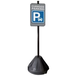 PP2 Tip'n Roll Portable Sign Pole - Black 60" - 2 Pack -Work Safety Equipment Shop xeulpxhvgm9rkf1refv0 67539.1701354511