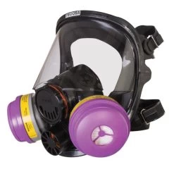 Honeywell North 7600 Series Niosh Approved Full Facepiece Dual Cartridge Silicone Respirator 760008A