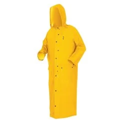 River City 60" Hooded Rider Rain Coat - Yellow - 260C