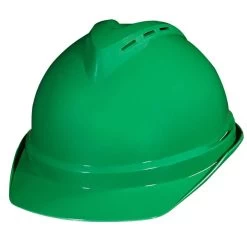 MSA V-Gard 500 Fas-Trac III 4-Point Ratchet Vented Hard Hat