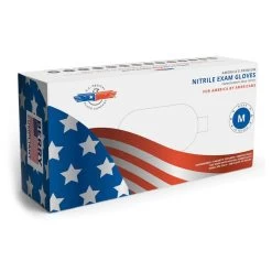 Disposable Nitrile Exam Gloves Chemo Tested - Blue - 4 Mil - Box Of 100 - Made In USA - (S, M, L, XL) -Work Safety Equipment Shop zufvipajlp81ar8r92s2 64158.1703024026